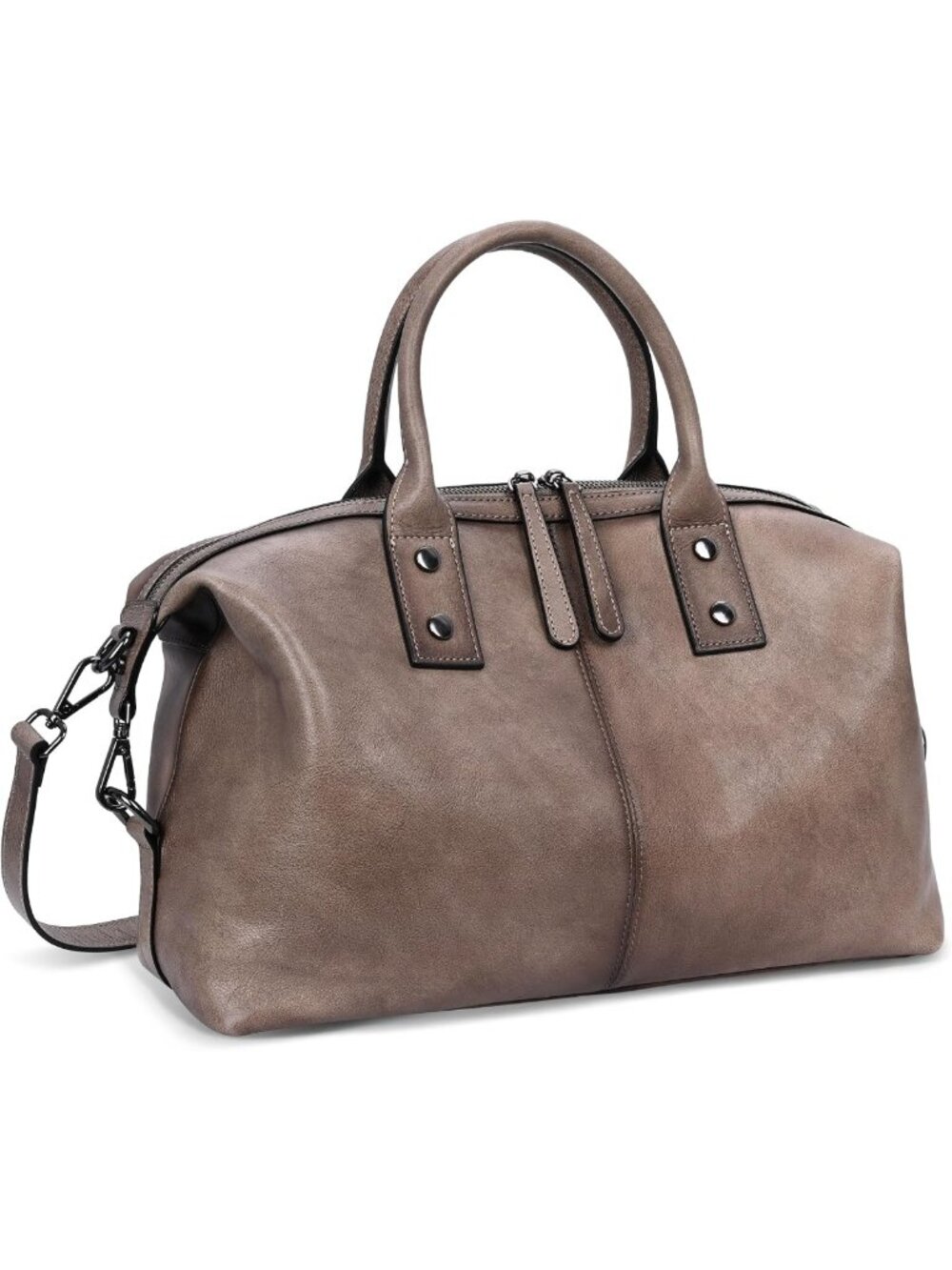 Stylish Leather Satchel Handbag for Women | Versatile Shoulder Tote & Hobo Bag